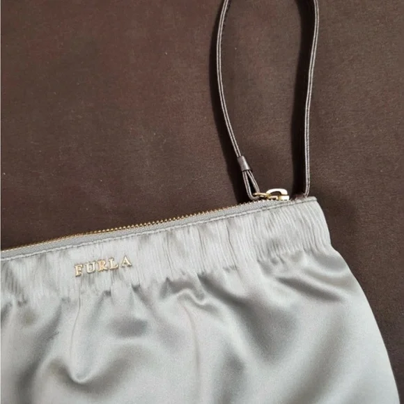 Furla Gray Satin Wrislet with Dustbag - Picture 5 of 9
